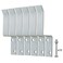HOME MASTER HARDWARE Heavy Duty Door Stops for Sliding Doors Securing Garage Doors and Sheds Door Stoppers with Screws Zinc Plated Solid Doorstep 6 Pack