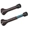 HOMOTEK 10 Pack Telescoping Spring Door Stoppers Extended from 318 to 414 inches Wall Mount Extra Long Door Stops Flexible Spring Doorstops Wall Protector Oil Rubbed Bronze