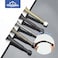 HOMOTEK 10 Pack Telescoping Spring Door Stoppers Extended from 318 to 414 inches Wall Mount Extra Long Door Stops Flexible Spring Doorstops Wall Protector Oil Rubbed Bronze
