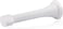 HOMOTEK 20 Pack Spring Door Stops318 Heavy Duty Door Stop Flexible Spring Door Stopper with Low Mounted White Rubber Bumper Tips White