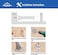 HOMOTEK 20 Pack Spring Door Stops318 Heavy Duty Door Stop Flexible Spring Door Stopper with Low Mounted White Rubber Bumper Tips White