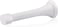 HOMOTEK 20 Pack Spring Door Stops318 Heavy Duty Door Stop Flexible Spring Door Stopper with Low Mounted White Rubber Bumper Tips White
