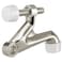 HOMOTEK 8 Pack Hinge Pin Door Stoppers Adjustable Heavy Duty Doorstops for Top of Door with White Rubber Bumper Tips Satin Nickel