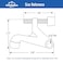 HOMOTEK 8 Pack Hinge Pin Door Stoppers Adjustable Heavy Duty Doorstops for Top of Door with White Rubber Bumper Tips Satin Nickel