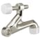 HOMOTEK 8 Pack Hinge Pin Door Stoppers Adjustable Heavy Duty Doorstops for Top of Door with White Rubber Bumper Tips Satin Nickel