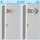 Hotop 3 Pieces Door Wall Stopper Concave Door Bumper Stainless Steel Protector with Rubber Bumper Wall Mount Stops Flush Stoppers Quiet Concave Knob Stopper for Bedroom Bathroom Office Silver