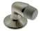IDH by idh by St Simons 13007015 Professional Grade Quality Genuine Solid Brass MiniStop Gooseneck Door Stop Satin Nickel