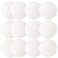 JULBEAR Door Stopper Wall Protector 12PCS Door Knob Stoppers Wall Protector with Strong Back AdhesiveQuiet Shock Absorbent Silicone Door Handle Bumpers and Protect Wall Surfaces Round 2 inch