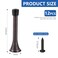 KISEER 12 Pack Spring Door Stops 3 14 Inch Flexible Heavy Duty Spring Door Stopper with RustProof Screw Rubber Bumper Tips Antique Brass
