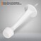 KOVOSCH 10 Pack Solid Rigid Door Stops Heavy Duty Door Stoppers Wall Protector with Soft Rubber Tips White