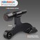 KOVOSCH 16 Pack Hinge Pin Door Stopper Black Adjustable Heavy Duty Hinge Pin Door Stop with Black Rubber Bumper Tips