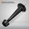 KOVOSCH 6 Pack Solid Rigid Door Stops Heavy Duty Door Stoppers Wall Protector with Soft Rubber Tips Black