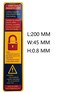 GINFH Lockdown Magnetic Strips Door Security Devices Thin Magnetic Strips School Office Emergency Easy Quick Lock Door Latch Yellow Text Version 12
