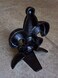 Lulu Decor Cast Iron Fleur De Lis Door Stop 2 Lbs Antique Black Door Stopper Set of 2