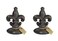 Lulu Decor Cast Iron Fleur De Lis Door Stop 2 Lbs Antique Black Door Stopper Set of 2
