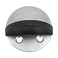 MAHIONG 8 Pack Floor Door Stopper Brushed Stainless Steel Adhesive Door Stop Floor Mounted with Rubber Bumper No Drilling Wall Protector with Screws
