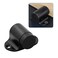 Masendelk 2pcs Floor Mount Door Stop Matte Black Door Stoppers Heavy Duty Doorstop with Rubber Bumper Stainless Steel Screws