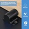 Masendelk 2pcs Floor Mount Door Stop Matte Black Door Stoppers Heavy Duty Doorstop with Rubber Bumper Stainless Steel Screws