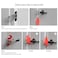 Master Lock Portable Door Lock for Travelers at Hotel Apartment Front Entry Security with Stopping Protection