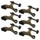 NUK3Y PRODUCTS Nuk3y Hinge Pin Heavy Duty Adjustable Door Stop 6 Pack Antique Brass