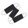 PONY DANCE Baby Door Latch Cover Closer Nursery Door Silencer with Strong Elastic Straps Thick Solid Cushion for Noise Reduction Prevents Slamming 3 Pieces 4W x 2L Inches Black