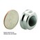 PRIME-LINE PrimeLine J 4647 1 In Cast Brass Brushed Chrome Wall Stop with Convex Bumper Single Pack