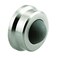 PRIME-LINE PrimeLine J 4647 1 In Cast Brass Brushed Chrome Wall Stop with Convex Bumper Single Pack