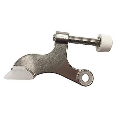 PRIME-LINE PrimeLine MP111311 Hinge Pin Door Stop 114 In Bolt Diecast Satin Nickel Adjustable Single Pack