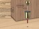 QCAA Cylindrical Floor Mount Door Stop Height 112 Solid Brass Polished Brass Lacquered Made in Taiwan 1 Pack