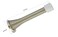 QCAA Flexible Spring Door Stop Bumper 318 Steel Brush Nickel 3 Pack Made in Taiwan
