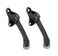 QCAA Heavy Duty Kickdown Door Holder 4 Zinc Die Cast Antique Copper 2 Pack Made in Taiwan