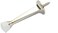 QCAA Rubber Tip Heavy Duty Solid Rigid Door Stop 3 Zinc Die Cast Nickel 5 Pack Made in Taiwan