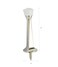 QCAA Rubber Tip Heavy Duty Solid Rigid Door Stop 3 Zinc Die Cast Nickel 5 Pack Made in Taiwan