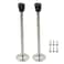 Rannb Long Door Stopper Wall Mount Doorstop with Rubber Tip 200mm778 Total Length Pack of 2