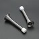 Ravinte Door Stoppers 6 Pack Spring Door Stops with Rubber Bumper Satin Nickel Door Stoppers for Bottom of Door