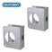 SUMBIN Door Guard Reinforcer 138 Thick with 238 Backset 218 Bore in Stainless Steel Finish 2PCS
