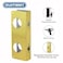 SUMBIN Door Guard Reinforcer Add Extra Security to Your Home and Prevent Unauthorized Entry Fit 238 Doorthick with 512 Door Hole Repair Doors with Satin Brass Finish