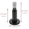 Sumnacon Sturdy Adjustable Door Stopper Stainless Steel Modern Door Stop with Rubber Buffer Wall Mounted Metal Doorstop with Hardware for Home Office Black