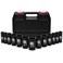 CASOMAN 12 Drive Deep Big Impact Socket Set 13Piece Large Spindle Axle Nut Impact Wrench Socket Set 6 Point CRMO Metric 17mm 41mm