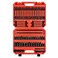 EACELIY 107PCS Bit Socket Set1438 12 Drive Bit Socket SetTorxExtra LongTamper ProofHexBall End HexS2 Alloy Steel CRVSAEMetric