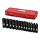 MIXPOWER 13 Pieces 38Inch Drive Deep Impact Socket Set 7mm to 19mm CRV Metric 6 Point Deep 13 Pieces 38 Dr Socket