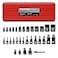 MIXPOWER 32PCS Torx Bit Socket Set 14 Star Bits T8T70 13 ETorx Sockets E4E24 CRV S2 Alloy Steel