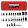 MIXPOWER 32PCS Torx Bit Socket Set 14 Star Bits T8T70 13 ETorx Sockets E4E24 CRV S2 Alloy Steel