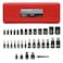 MIXPOWER 32PCS Torx Bit Socket Set 14 Star Bits T8T70 13 ETorx Sockets E4E24 CRV S2 Alloy Steel