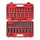 TEKTON 12 Inch Drive Deep 6Point Impact Socket Set with Case 45Piece 516114 in 832 mm SID92404