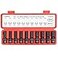 TOMMARS 38 Drive Universal Swivel Impact Socket Set Deep 6 Point Wobble Flexible Socket Set Metric 1019 mm CRMO Steel