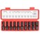 TOMMARS 38 Drive Universal Swivel Impact Socket Set Deep 6 Point Wobble Flexible Socket Set Metric 1019 mm CRMO Steel