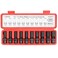 TOMMARS 38 Drive Universal Swivel Impact Socket Set Deep 6 Point Wobble Flexible Socket Set Metric 1019 mm CRMO Steel