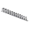 GENIUS TOOLS Genius Tools 12 Piece 38 Dr Metric Hand Socket Set GS312M