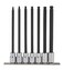 Proto Stanley J4900BD 38 Drive Ball Style Extra Long Hex Bit Set 7PC